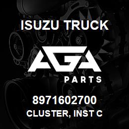 8971602700 Isuzu Truck CLUSTER, INST C | AGA Parts