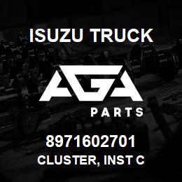 8971602701 Isuzu Truck CLUSTER, INST C | AGA Parts