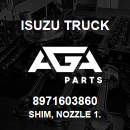 8971603860 Isuzu Truck SHIM, NOZZLE 1. | AGA Parts