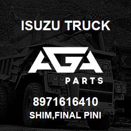 8971616410 Isuzu Truck SHIM,FINAL PINI | AGA Parts