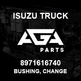 8971616740 Isuzu Truck BUSHING, CHANGE | AGA Parts