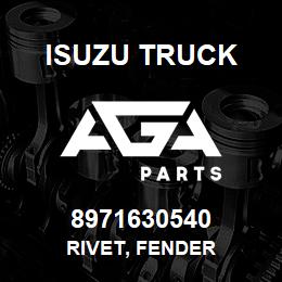 8971630540 Isuzu Truck RIVET, FENDER | AGA Parts