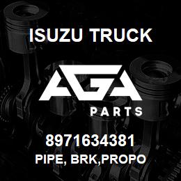 8971634381 Isuzu Truck PIPE, BRK,PROPO | AGA Parts