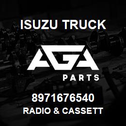 8971676540 Isuzu Truck RADIO & CASSETT | AGA Parts