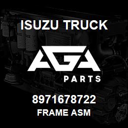 8971678722 Isuzu Truck FRAME ASM | AGA Parts