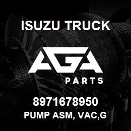 8971678950 Isuzu Truck PUMP ASM, VAC,G | AGA Parts