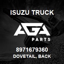 8971679360 Isuzu Truck DOVETAIL, BACK | AGA Parts