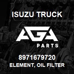 8971679720 Isuzu Truck ELEMENT, OIL FILTER | AGA Parts