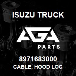 8971683000 Isuzu Truck CABLE, HOOD LOC | AGA Parts