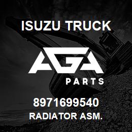 8971699540 Isuzu Truck RADIATOR ASM. | AGA Parts