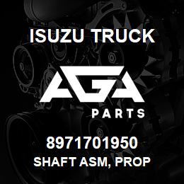 8971701950 Isuzu Truck SHAFT ASM, PROP | AGA Parts