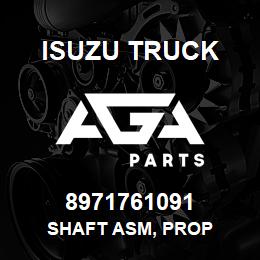 8971761091 Isuzu Truck SHAFT ASM, PROP | AGA Parts