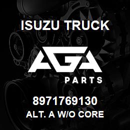 8971769130 Isuzu Truck ALT. A W/O CORE | AGA Parts