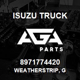 8971774420 Isuzu Truck WEATHERSTRIP, G | AGA Parts