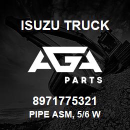 8971775321 Isuzu Truck PIPE ASM, 5/6 W | AGA Parts