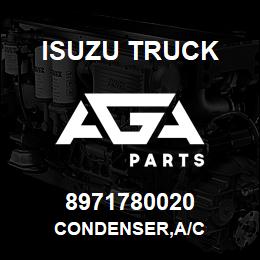 8971780020 Isuzu Truck CONDENSER,A/C | AGA Parts