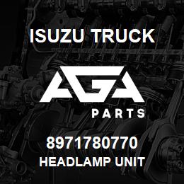 8971780770 Isuzu Truck HEADLAMP UNIT | AGA Parts