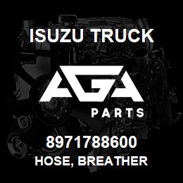 8971788600 Isuzu Truck HOSE, BREATHER | AGA Parts