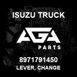 8971791450 Isuzu Truck LEVER, CHANGE | AGA Parts