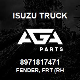 8971817471 Isuzu Truck FENDER, FRT (RH | AGA Parts