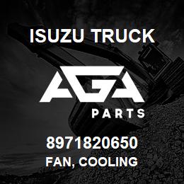 8971820650 Isuzu Truck FAN, COOLING | AGA Parts