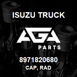 8971820680 Isuzu Truck CAP, RAD | AGA Parts