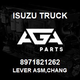 8971821262 Isuzu Truck LEVER ASM,CHANG | AGA Parts