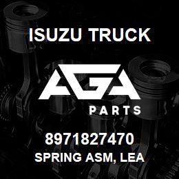 8971827470 Isuzu Truck SPRING ASM, LEA | AGA Parts