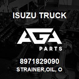 8971829090 Isuzu Truck STRAINER,OIL, O | AGA Parts