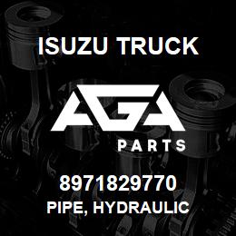 8971829770 Isuzu Truck PIPE, HYDRAULIC | AGA Parts