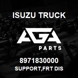 8971830000 Isuzu Truck SUPPORT,FRT DIS | AGA Parts