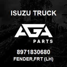 8971830680 Isuzu Truck FENDER,FRT (LH) | AGA Parts