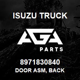 8971830840 Isuzu Truck DOOR ASM, BACK | AGA Parts