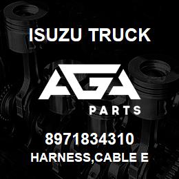 8971834310 Isuzu Truck HARNESS,CABLE E | AGA Parts