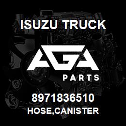 8971836510 Isuzu Truck HOSE,CANISTER | AGA Parts