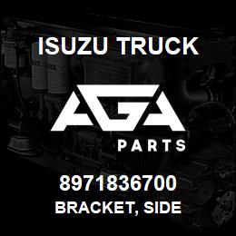 8971836700 Isuzu Truck BRACKET, SIDE | AGA Parts