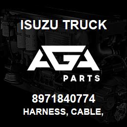 8971840774 Isuzu Truck HARNESS, CABLE, | AGA Parts