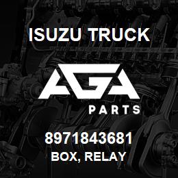 8971843681 Isuzu Truck BOX, RELAY | AGA Parts