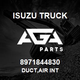 8971844830 Isuzu Truck DUCT,AIR INT | AGA Parts