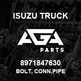 8971847630 Isuzu Truck BOLT, CONN,PIPE | AGA Parts