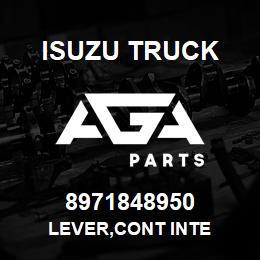 8971848950 Isuzu Truck LEVER,CONT INTE | AGA Parts