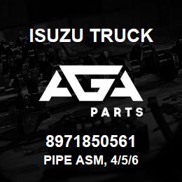 8971850561 Isuzu Truck PIPE ASM, 4/5/6 | AGA Parts