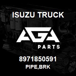 8971850591 Isuzu Truck PIPE,BRK | AGA Parts