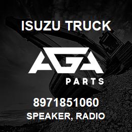 8971851060 Isuzu Truck SPEAKER, RADIO | AGA Parts