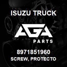 8971851960 Isuzu Truck SCREW, PROTECTO | AGA Parts