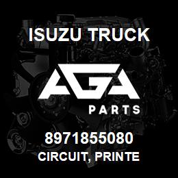 8971855080 Isuzu Truck CIRCUIT, PRINTE | AGA Parts