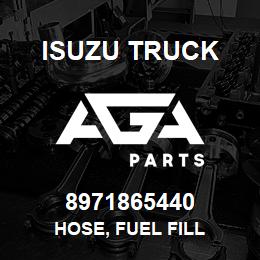 8971865440 Isuzu Truck HOSE, FUEL FILL | AGA Parts