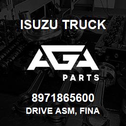 8971865600 Isuzu Truck DRIVE ASM, FINA | AGA Parts