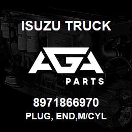 8971866970 Isuzu Truck PLUG, END,M/CYL | AGA Parts