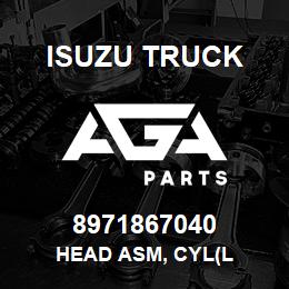 8971867040 Isuzu Truck HEAD ASM, CYL(L | AGA Parts